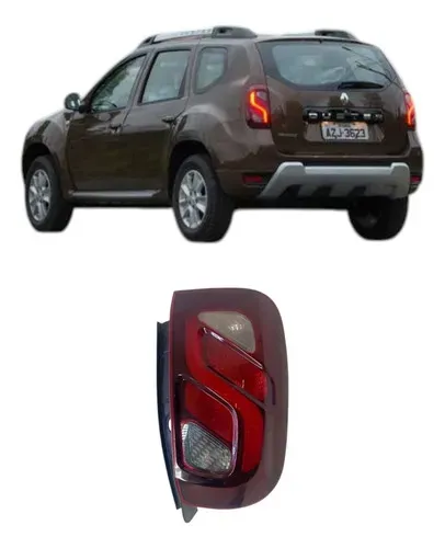 Lanterna Traseira Lado Esquerdo Renault Duster 2016 2019 Esquerdo/motorista Vermelho