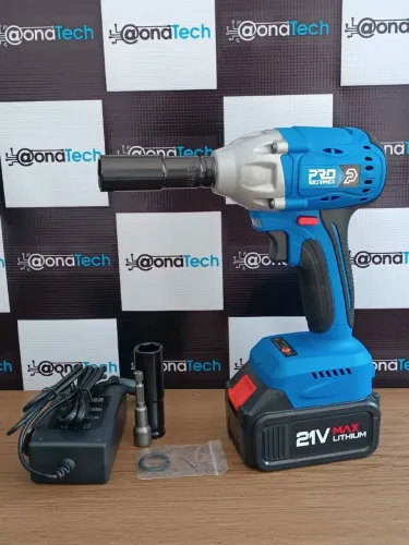 Chave de impacto PRO STORMER motor brushelles com 1 bateria padrão Makita
