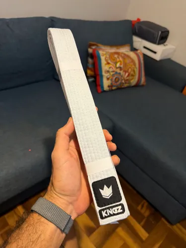 Faixa Kingz Jiu Jitsu branca