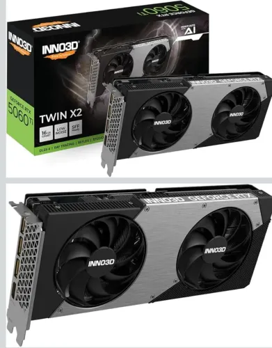 Plava de vídeo Geforce RTX 5060Ti 16gb 2x ventoinhas ! Na garantia super nova caixa NF