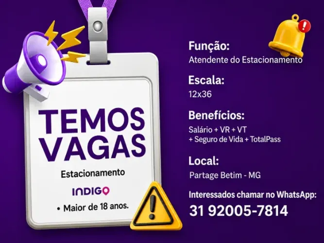 Vaga Operador de Pátio