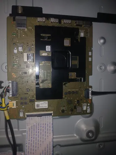PLACA PRINCIPAL SANSUNG 4K UN50au7700g E PLACA FONTE RETIRADA DE TV COM TELA RACHADA