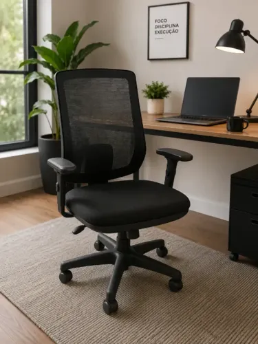 Cadeira de Tela Mesh ergonômica SUPER CONFORTÁVEL para escritório