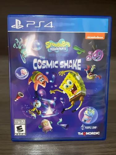 Jogo bob esponja PlayStation 4 PS4 cosmic shake