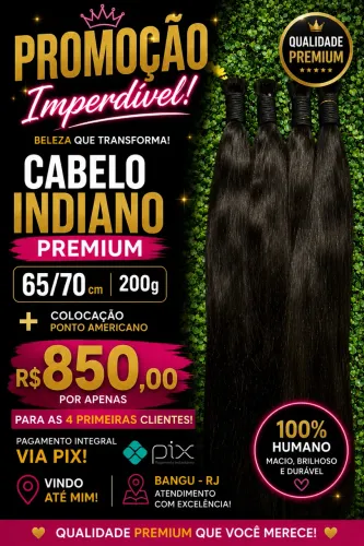 Mega hair cabelo + colocação 