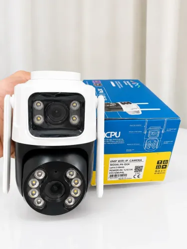 CÂMERA DE SEGURANÇA DUPLA WIFI - MONITORAMENTO INTELIGENTE FHD
