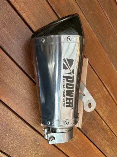 Ponteira inox com acabamento em aço carbono Marca POWER