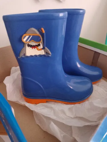 Bota Galocha wboys Tubarão Azul. Tam 23/24. Usada uma única vez