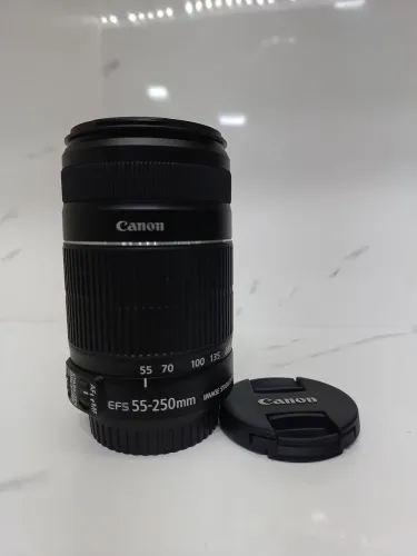 Lente Canon 55-250mm para esportes
