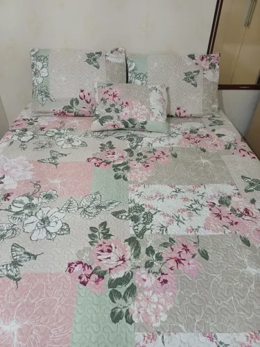 Colchas , Cobre leito em Matelasse