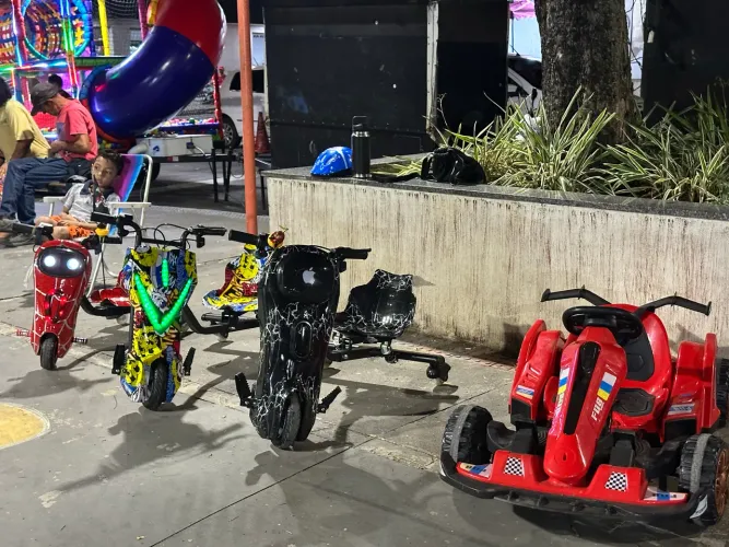 Carrinho elétrico kart F1