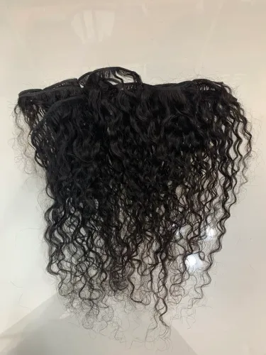 Cabelo humano cacheado