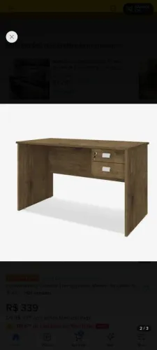 Mesa de escritório (cadeira de brinde)