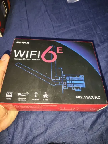 Placa Wi-Fi 6E Fenvi FV-AXE3000 2.4GHz e 5G/6GHz