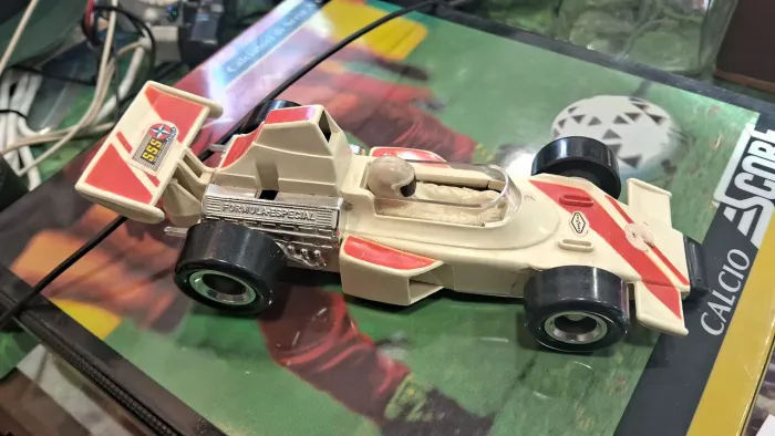 carrinho F1 de brinquedo Fórmula Especial vintage fabricado pela Estrela nos anos 80,