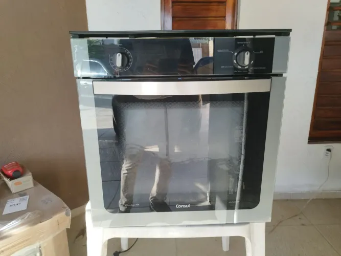 Forno de embutir a gás Consul 78 litros