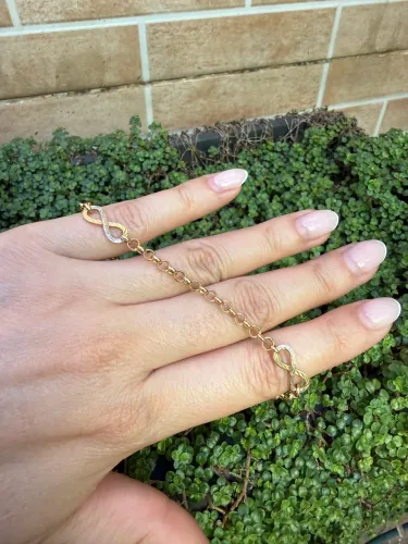 Pulseira Elo Português feminina em ouro 18k/ loja física