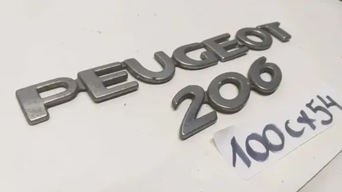 Emblema Letreiro Tampa Traseira Peugeot 206 2008