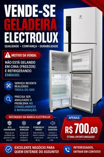 Geladeira Eletrolux - Leia a descrição.