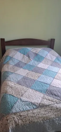 Cama sucupira casal com colchão 
