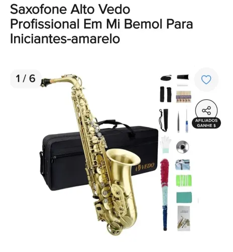 Vendo saxofone,novíssimo sem uso,