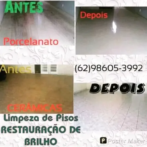 Limpeza de  Cerâmica restauração de brilho impermeabilização 