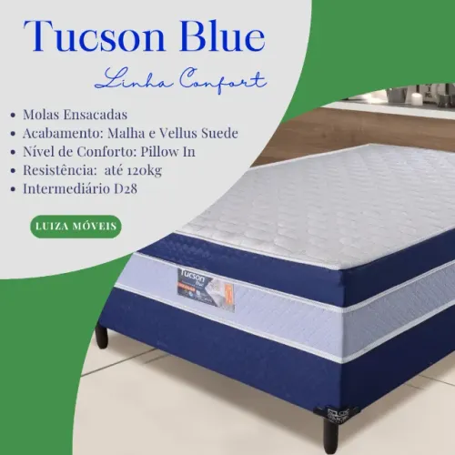 Cama Solteiro Molas Ensacadas Box