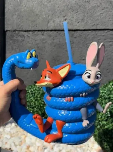 Copo Oficial Cinemark Zootopia 2 Cobra Gary