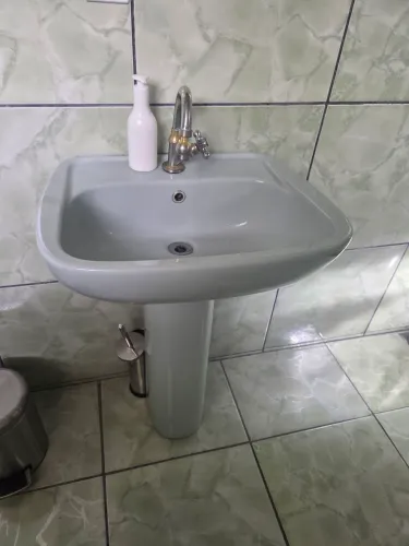 LAVATÓRIO COLUNA Celite verde claro