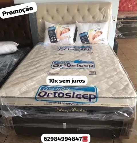 Colchao casal novo
