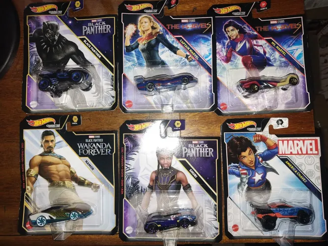 Hot Wheels Set Marvel Vingadores c/6
