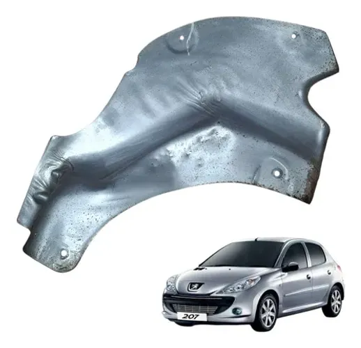 Defletor Calor Escapamento Peugeot 207 Hatch 1.4 2011