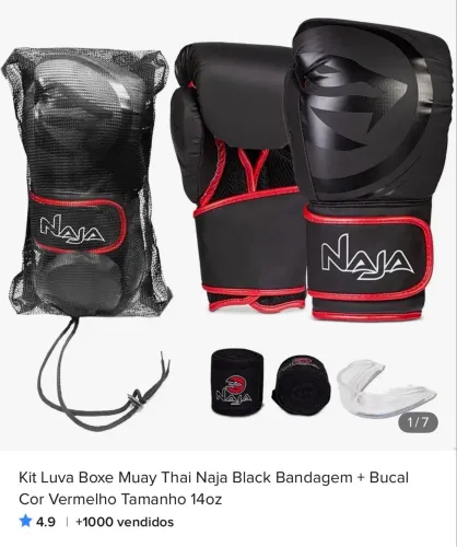 Luva de Kickboxing