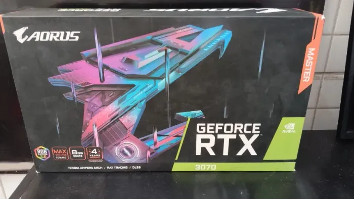 Placa de video RTX 3070 8Gb Aorus