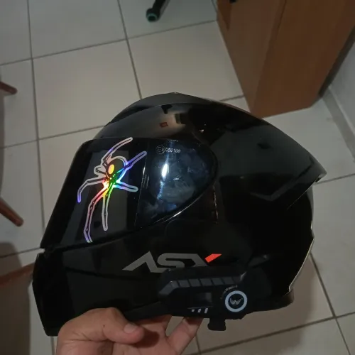 Capacete ASX preto 