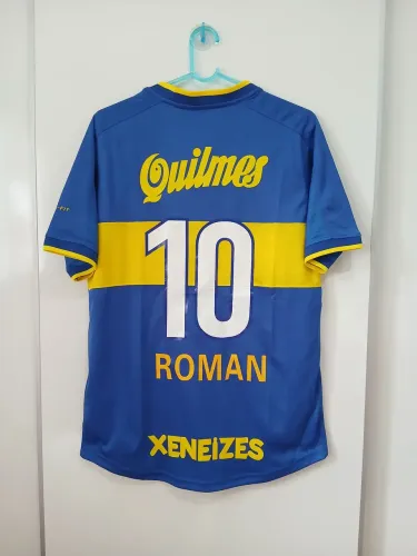 Camisa Retrô do Boca Jrs 99/00 Roman "Riquelme"/10  Tam. G (Nova) *FRETE GRÁTIS*