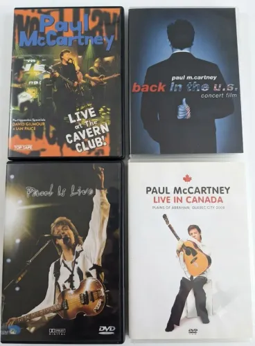 LOTE 4 - 4 DVDS PAUL MCCARTNEY 