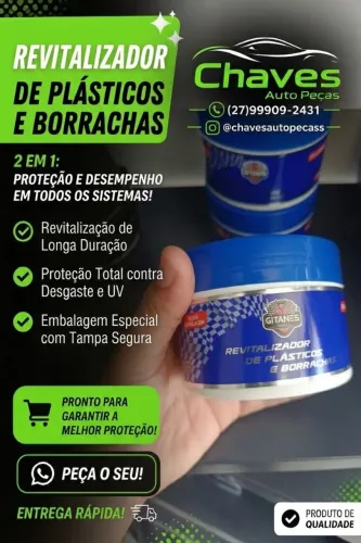 Revitalizador de plástico e borracha