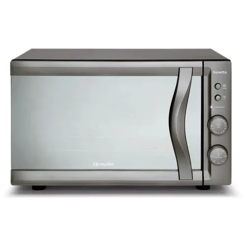 NOVO - Forno Elétrico Muller 44l Sonetto Espelhado G3