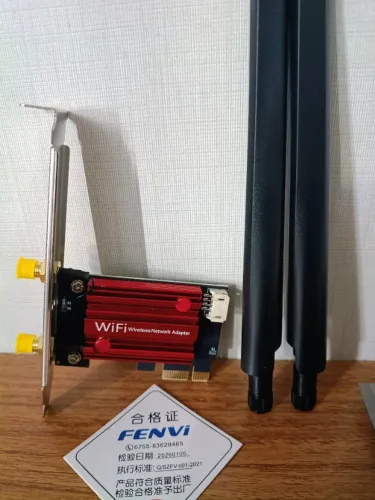 Placa de Rede Wifi 5 DualBand + Bluetooth Fenvi 