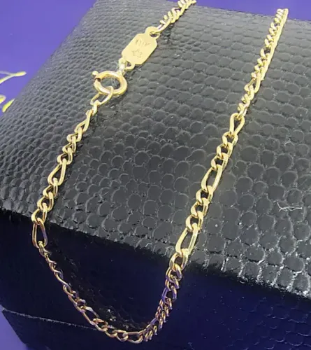 Pulseirinha Elos 3x1 Ouro 18 Kilates Peso 1.56 Gramas 19 cm 1.5 mm Oca