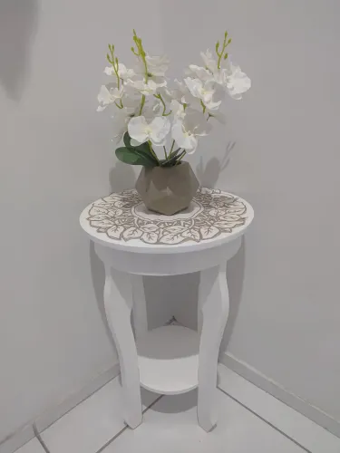Mesa apoio redonda 