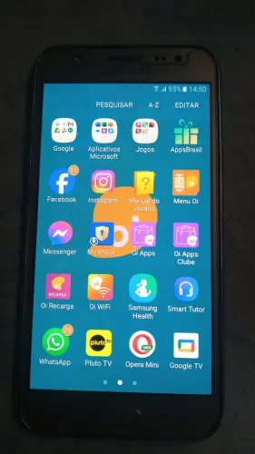 samsung galax j5 16 gb dourado