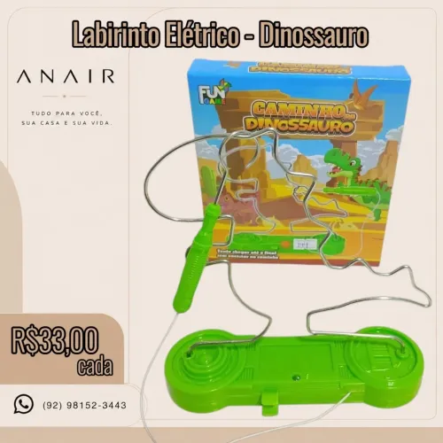 Labirinto Elétrico - Dinossauro e Unicórnio