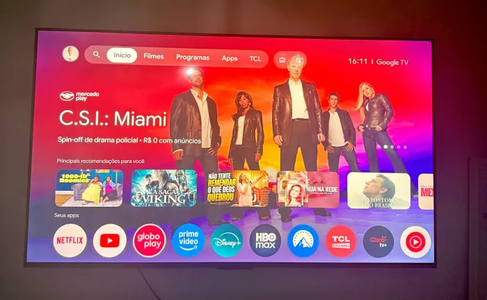 TV 55 polegadas nova
