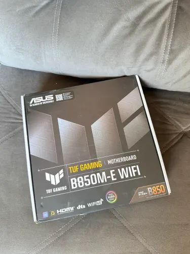 PLACA MÃE ASUS TUF B850M-E WI-FI NOVA 