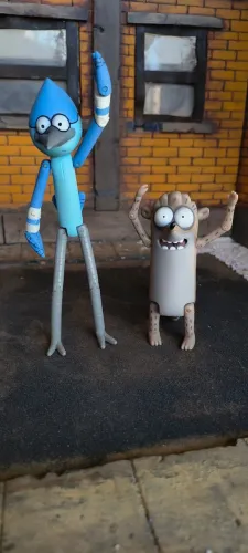 Apenas Um Show Bonecos Mordecai E Rigby Raríssimos
