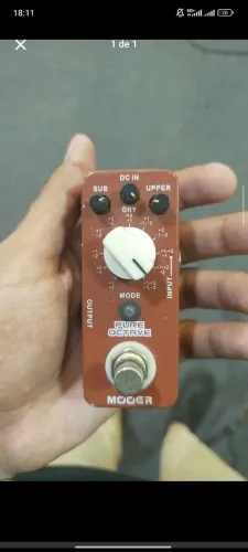 Pedal OCTAVE Mooer Pure 