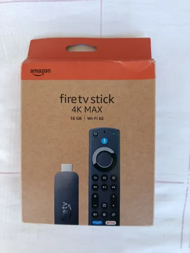 Fire TV Stick 4K Max 16gb 2a Ger. - Streaming de Alta Qualidade - Original Lacrado