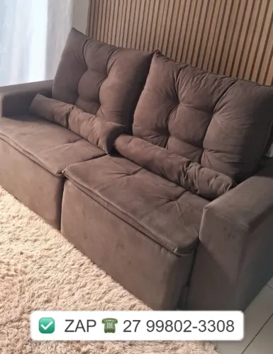 .Sofa retrátil 2M de largura - varias cores